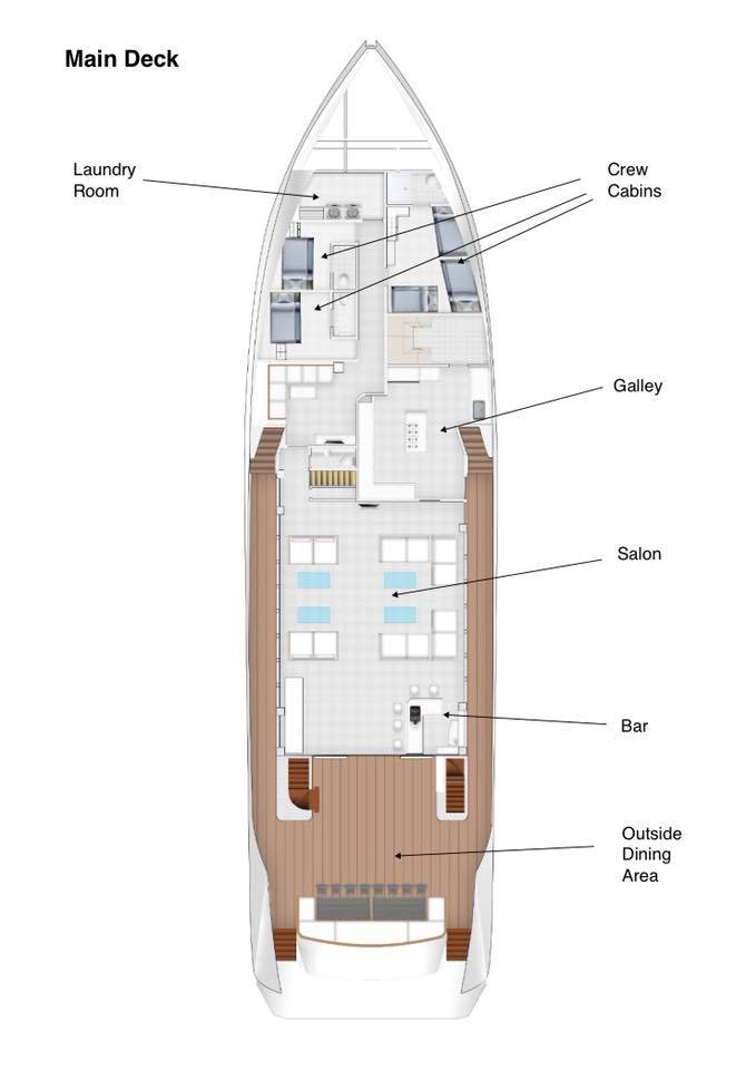 SEAREX - роскошная моторная яхта длиной 38 метров, спущенная на воду в 2018...